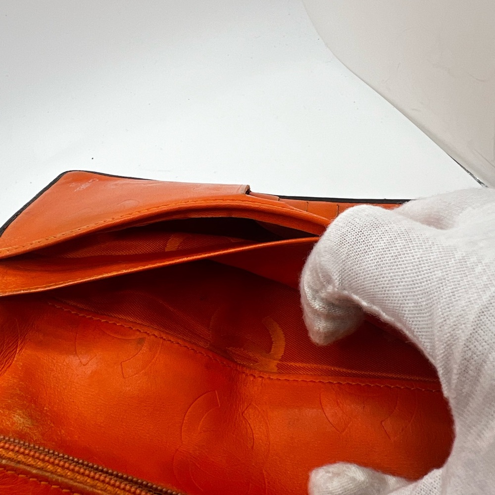 GUC Chanel Cambon Brown Long Wallet - Picture 5 of 8